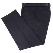 BRUHL Robert Lightweight Wool Mix Smart Trousers - Marine Navy