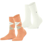 Calzini Burlington Everyday Mix - Confezione da 2 - Arancione pesca