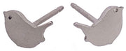 Orecchini per borchie TI2 Titanio Wren 7mm - spazzolato naturale