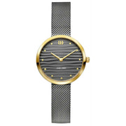 Orologio da polso Amelia dal design danese - Grigio ondulato