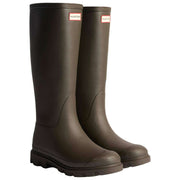 Stivali Wellington alti isolati Hunter Downpour - Marrone cioccolato