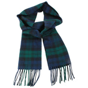 Sciarpa in lana d'agnello Ingles Buchan Black Watch - verde/blu