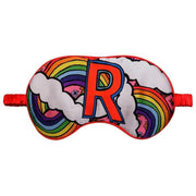 Jessica Russell Flint R for Rainbow Silk Eye Mask - Bianco/Rosa/Giallo