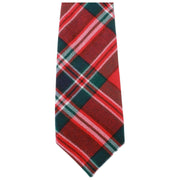 Cravatta scozzese moderna Locharron of Scotland Reiver MacFarlane - Rosso/Verde/Bianco