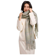Sciarpa accogliente Powder Nancy - Verde tenue
