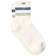 Calzini Roka Windsor Stripe Crew - Blu costiero/nebbia