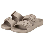Tote SOLBOUNCE Ciabatte con doppia fibbia - Talpa Beige