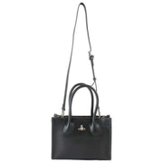 vivienne-westwood-troy-supple-leather-small-tote-crossbody---blackdark-silver-35905100