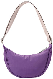 Borsa a tracolla Roka Farringdon Taslon - Viola uva gotica