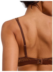Bralette a triangolo Falke Delicate Touch - Marrone cervo