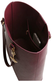 Borsa tote Alice Wheeler London Marlow - Rosso bacca