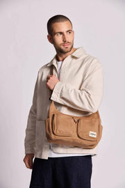 Borsa a tracolla multitasca Hindbag Emile - Marrone cannella