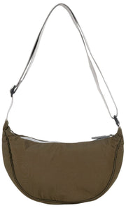 Borsa a tracolla Roka Farringdon Taslon - Marrone muschio