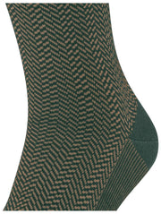 Calzini Falke Airport Herringstripe - Verde cacciatore