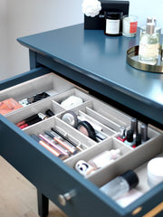Organizer da cassetto per trucchi Stackers - rosa cipria