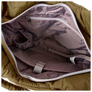 Borsa a tracolla Roka Oxford Taslon media - Marrone muschio