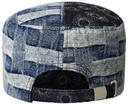 Cappellino Kangol Denim Mashup Army - Picnic blu
