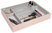 Organizer da cassetto per trucchi Stackers - rosa cipria