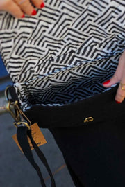 Borsa a tracolla trapuntata Hindbag Margault - nera