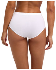 Slip a vita media senza cuciture Falke Daily - bianco