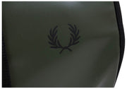 Borsa cilindrica classica Fred Perry - Corona d'alloro verde/nera