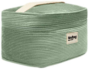 Borsa da toilette Gaspard Hindbag - Velluto verde menta