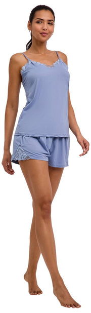 Top chemise Falke Delicate Touch - Acciaio blu