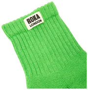 Calzini Roka Windsor Solid Crew - Online Lime