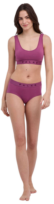 Bralette a bustino in confezione da 2 Falke Daily Comfort - rosa/arancione