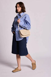 Borsa a tracolla in tessuto Margault Hindbag - Beige nudo