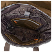 Zaino medio in nylon riciclato Roka Canfield B - Verde militare