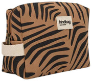 Borsa da toilette Hindbag Leon - Zebra Cannella Marrone