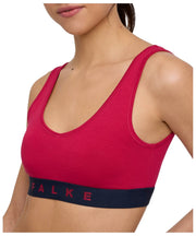 Confezione da 2 bralette bustier Falke Daily Comfort Print - Rosso/Nero