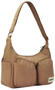 Borsa a tracolla multitasca Hindbag Emile - Marrone cannella