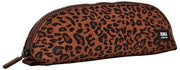 Custodia piccola in tela di cotone Roka Tate - Mini Leopard Brown