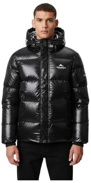 Helvetica Mountain Pioneers Piumino con cappuccio Freezer - Nero