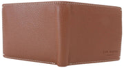Portafoglio in pelle martellata Ted Baker Sidnny - marrone chiaro