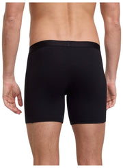 Boxer a gamba lunga Falke Daily Comfort, confezione da 2, colore nero