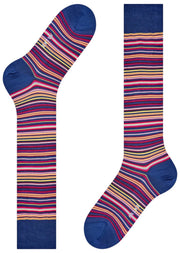 Calzini alti al ginocchio Falke Microblock - Blu Pacifico