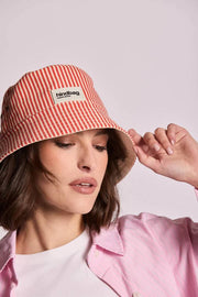 Cappello da pescatore Bob Hindbag - strisce rosse