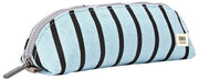 Custodia piccola in tela di cotone Roka Tate - striscia blu