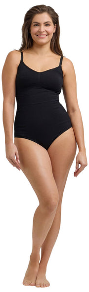 Slip modellante a vita alta Falke Smart Support - nero
