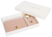 Set regalo portacarte e portachiavi Alice Wheeler London Bow - rosa