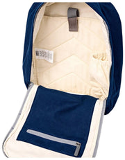 Zaino Roka Hampton piccolo in tela di cotone - Blu ammiraglio
