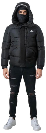 Helvetica Mountain Pioneers Giacca parka con cappuccio Barnes - nera