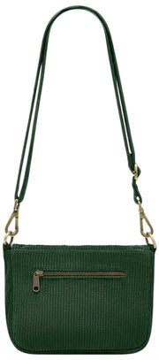 Borsa a tracolla Hindbag Margault - Velluto verde pino