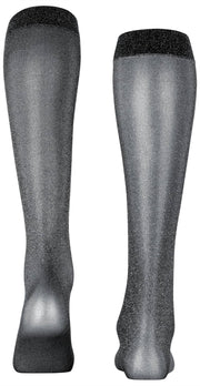 Calzini alti al ginocchio Falke Glitter 30 denari - Nero/Argento