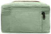 Borsa da toilette Gaspard Hindbag - Velluto verde menta