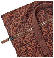 Zaino medio Roka Canfield B in tela riciclata - Mini Leopard Brown