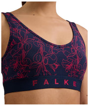 Confezione da 2 bralette bustier Falke Daily Comfort Print - Rosso/Nero